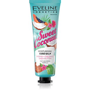 SWEET COCONUT Moisturising Hand Balm Papaya + Coconut Shea Butter 50ml