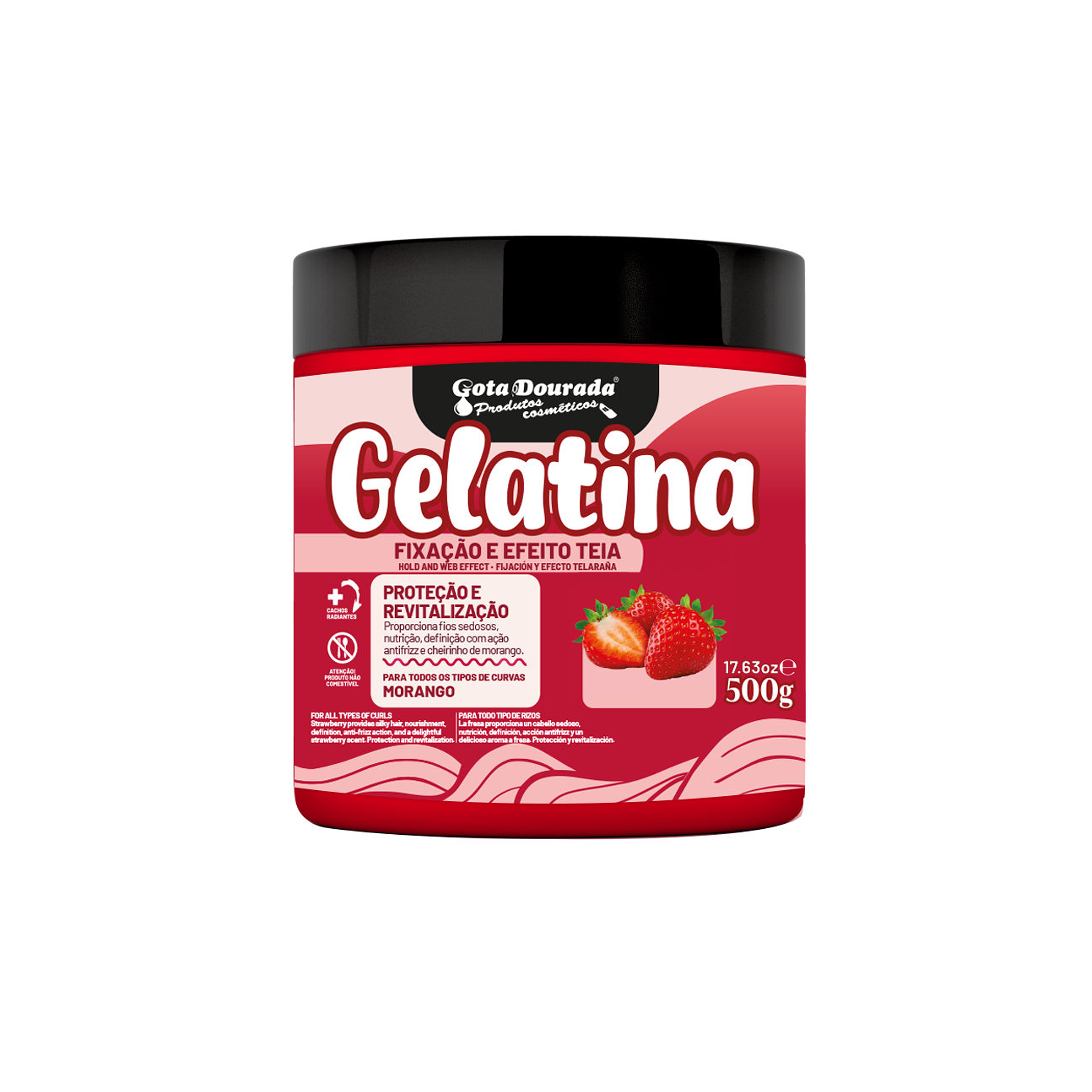 Gelatina Morango 500g 1