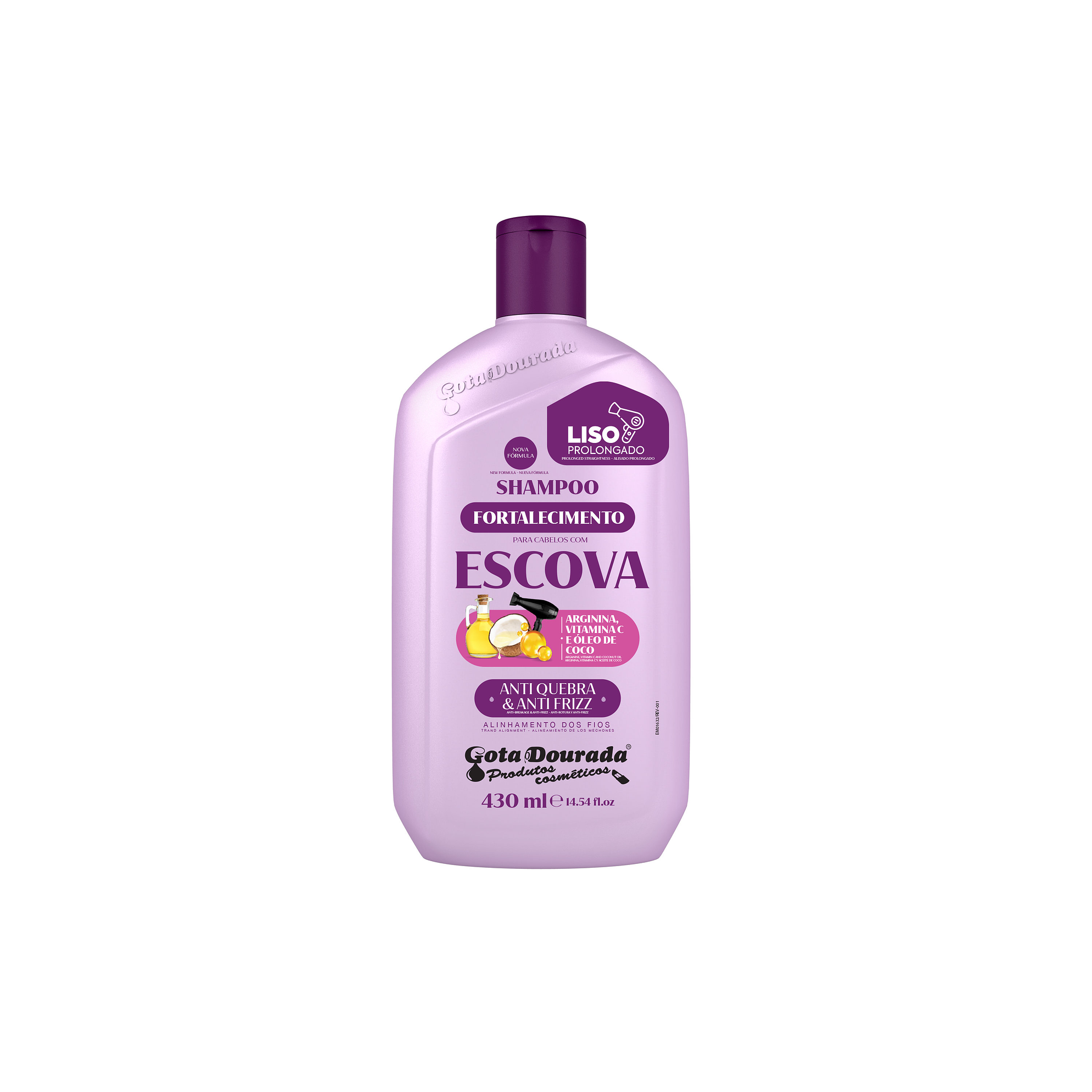 Shampoo Fortalecimento Escova 430ml 1