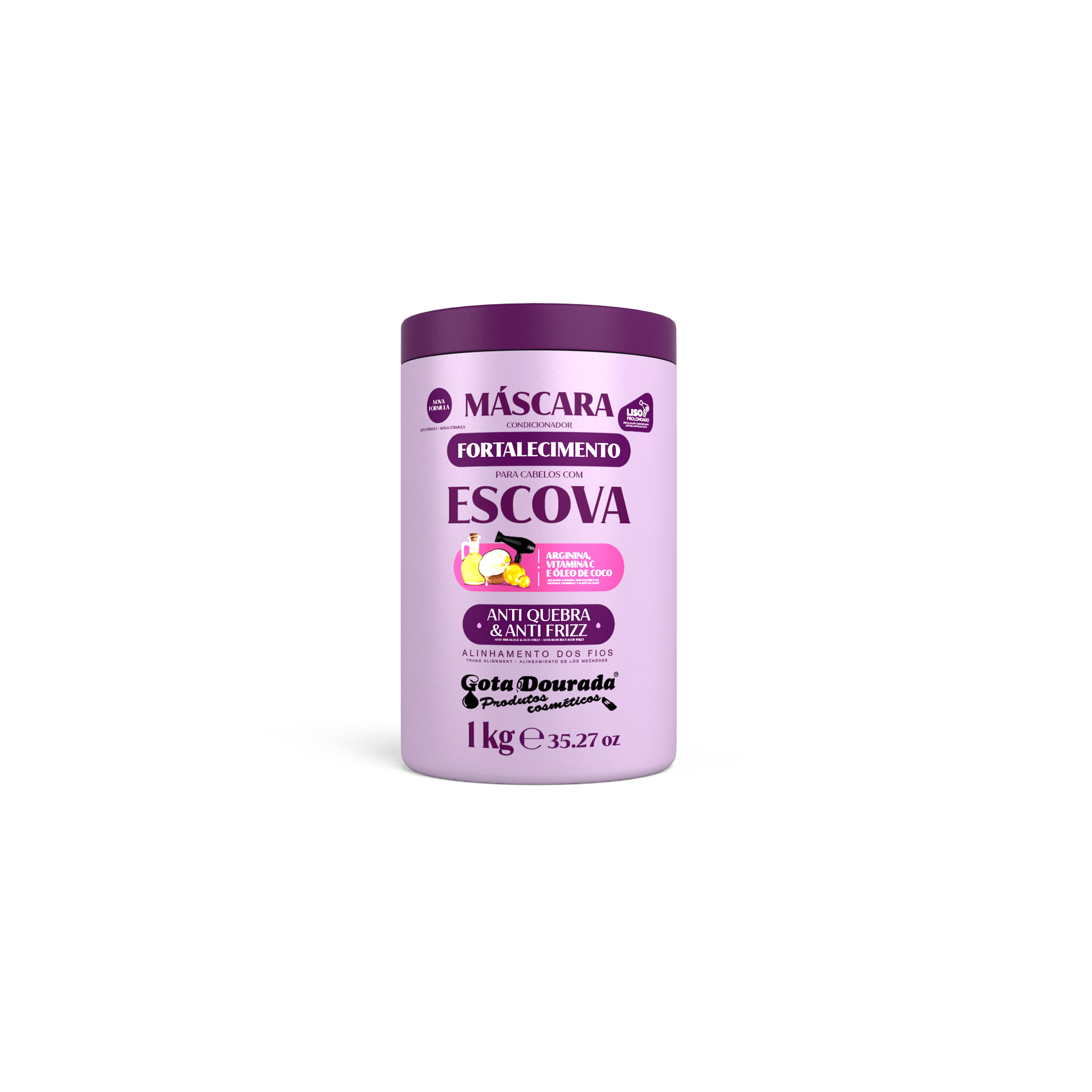 Máscara Fortalecimento Escova 1kg 1