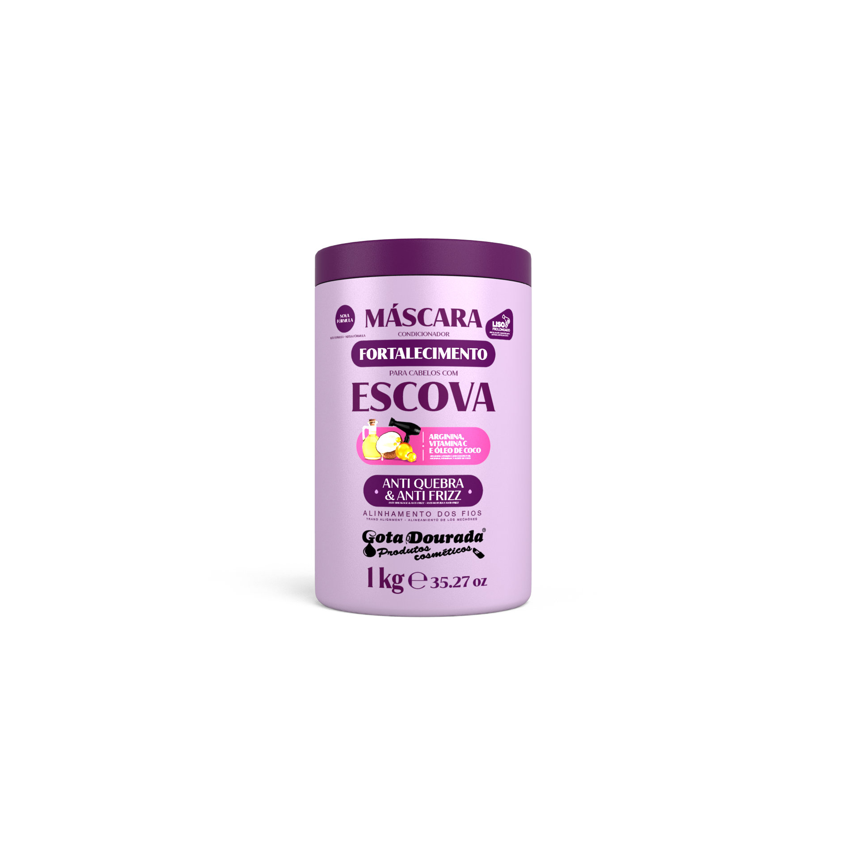 Máscara Fortalecimento Escova 1kg 1