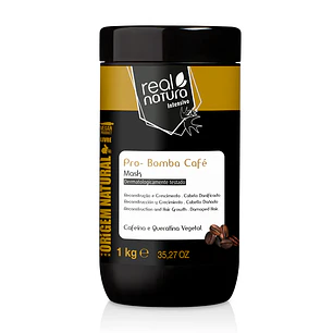 REAL NATURA MÁSCARA PRO-BOMBA CAFÉ 1KG 