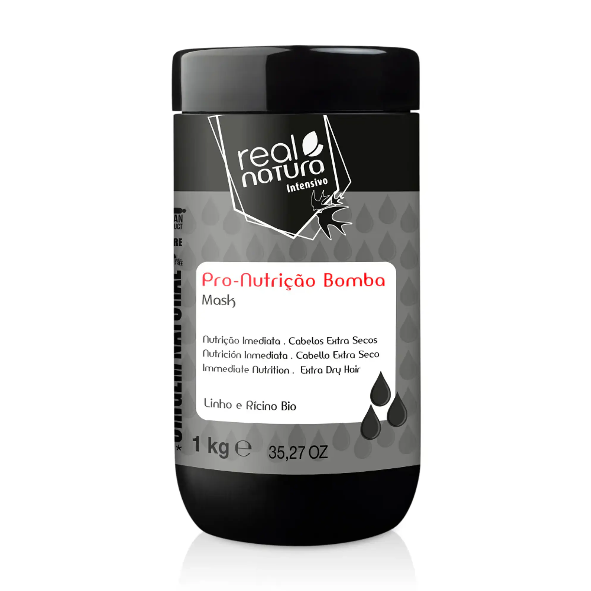 REAL NATURA MÁSCARA PRO-NUTRIÇÃO BOMBA 1KG  1