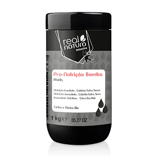 REAL NATURA MÁSCARA PRO-NUTRIÇÃO BOMBA 1KG 