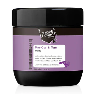 REAL NATURA MÁSCARA PRO COR & TOM MATIZADORA 500ML