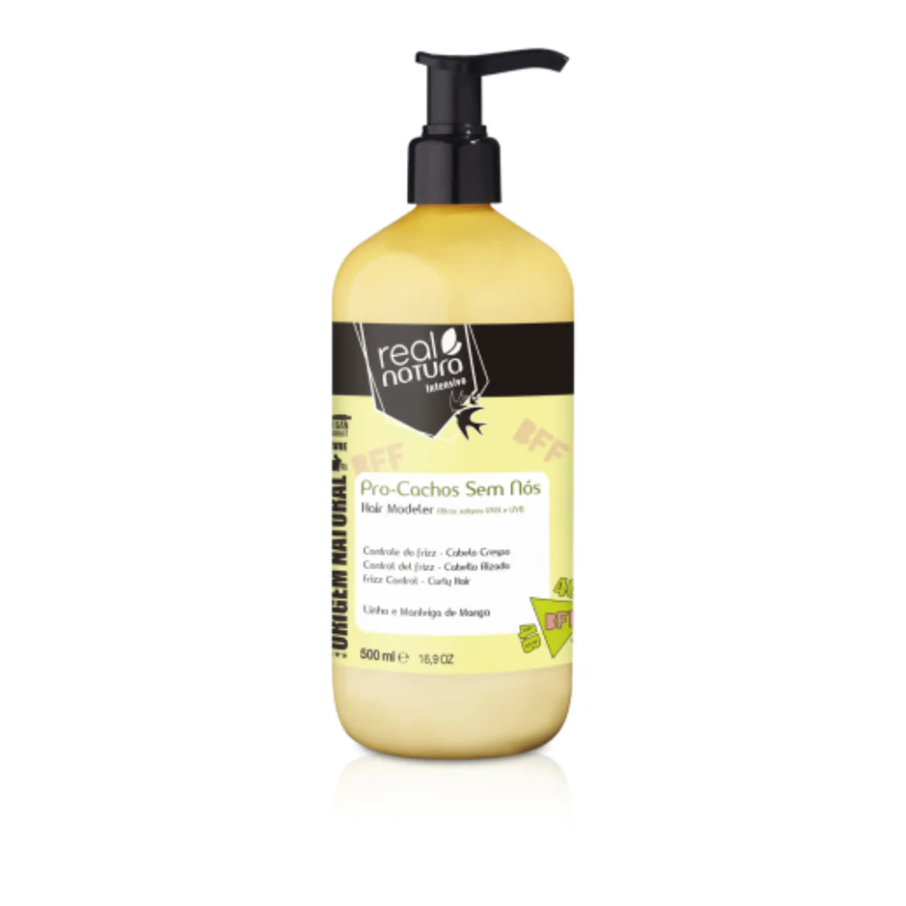 REAL NATURA MODELADOR PRO-CACHOS SEM NÓS 500ML  1