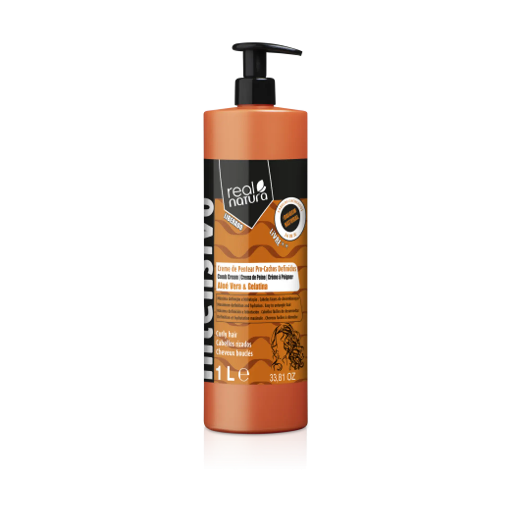 REAL NATURA CREME PENTEAR PRO-CACHOS 1L 1