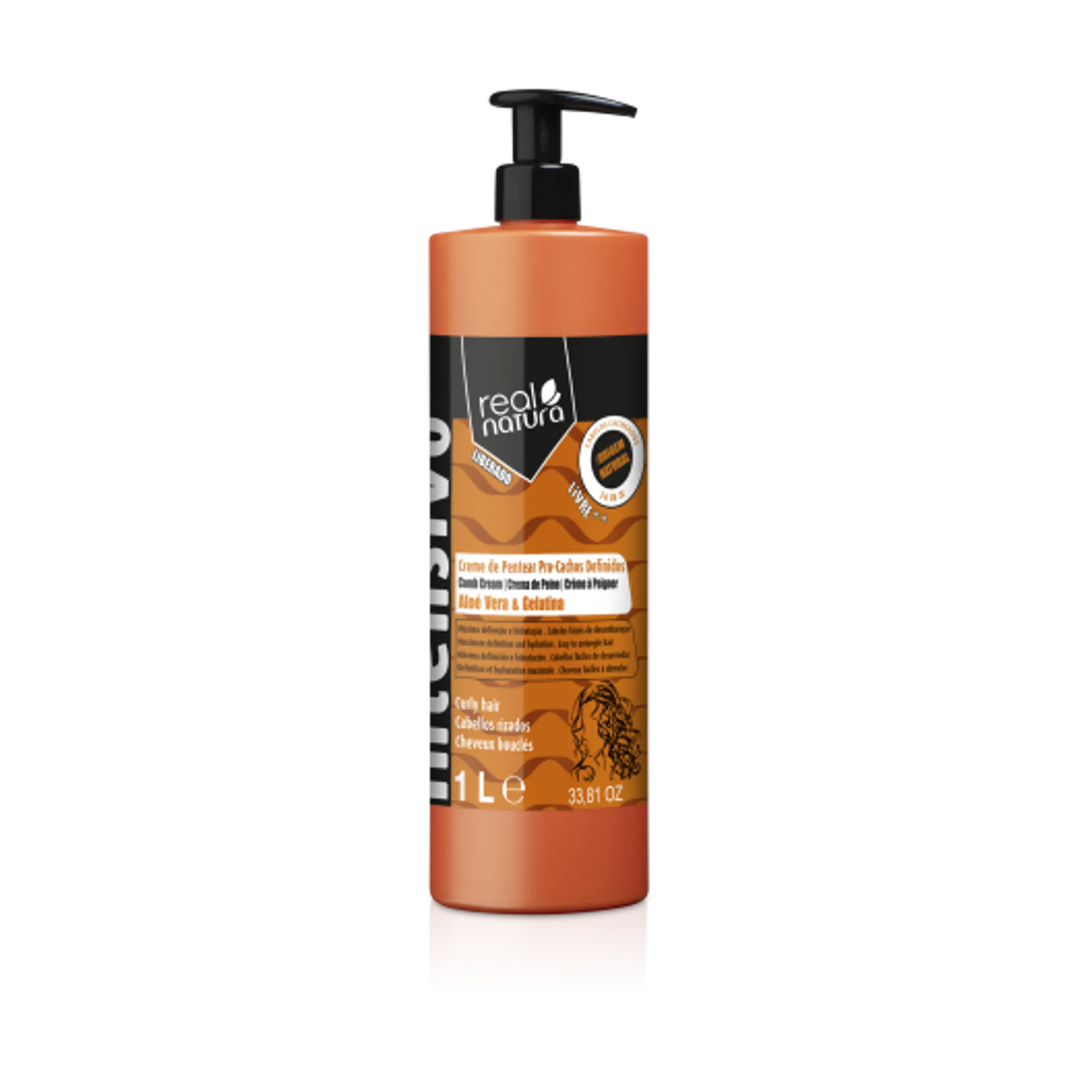 REAL NATURA CREME PENTEAR PRO-CACHOS 1L 1