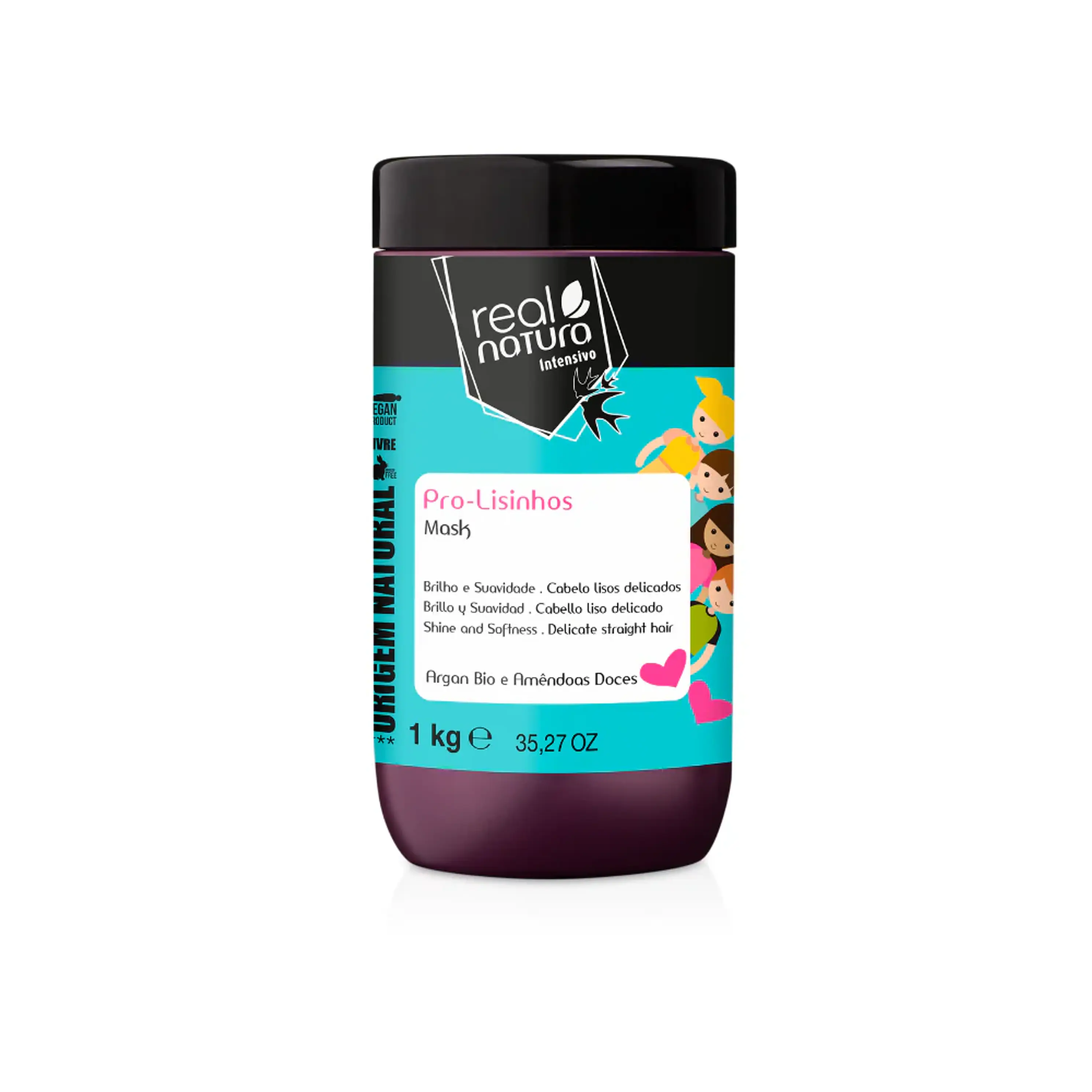 REAL NATURA MÁSCARA PRO-LISINHOS ANTI FRIZZ 1KG  1