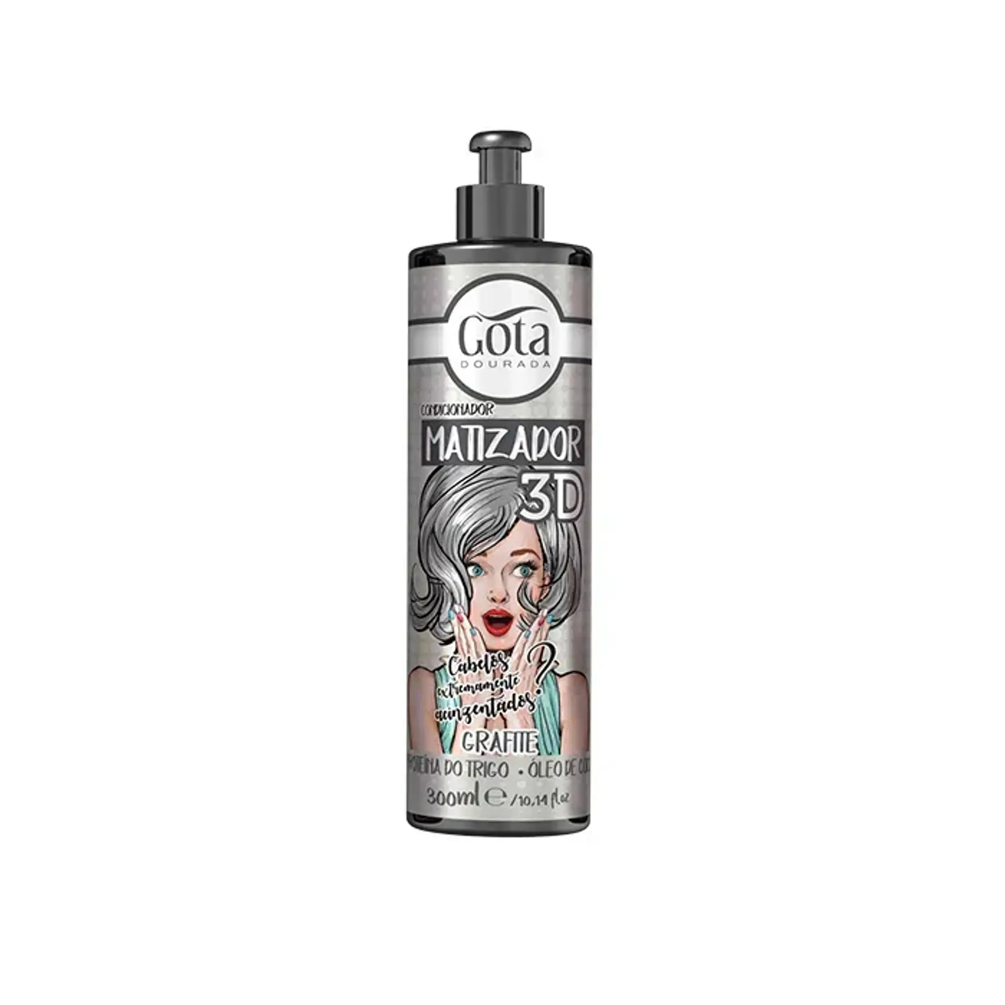 GOTA DOURADA MATIZADOR 3D GRAFITE 300ML 1
