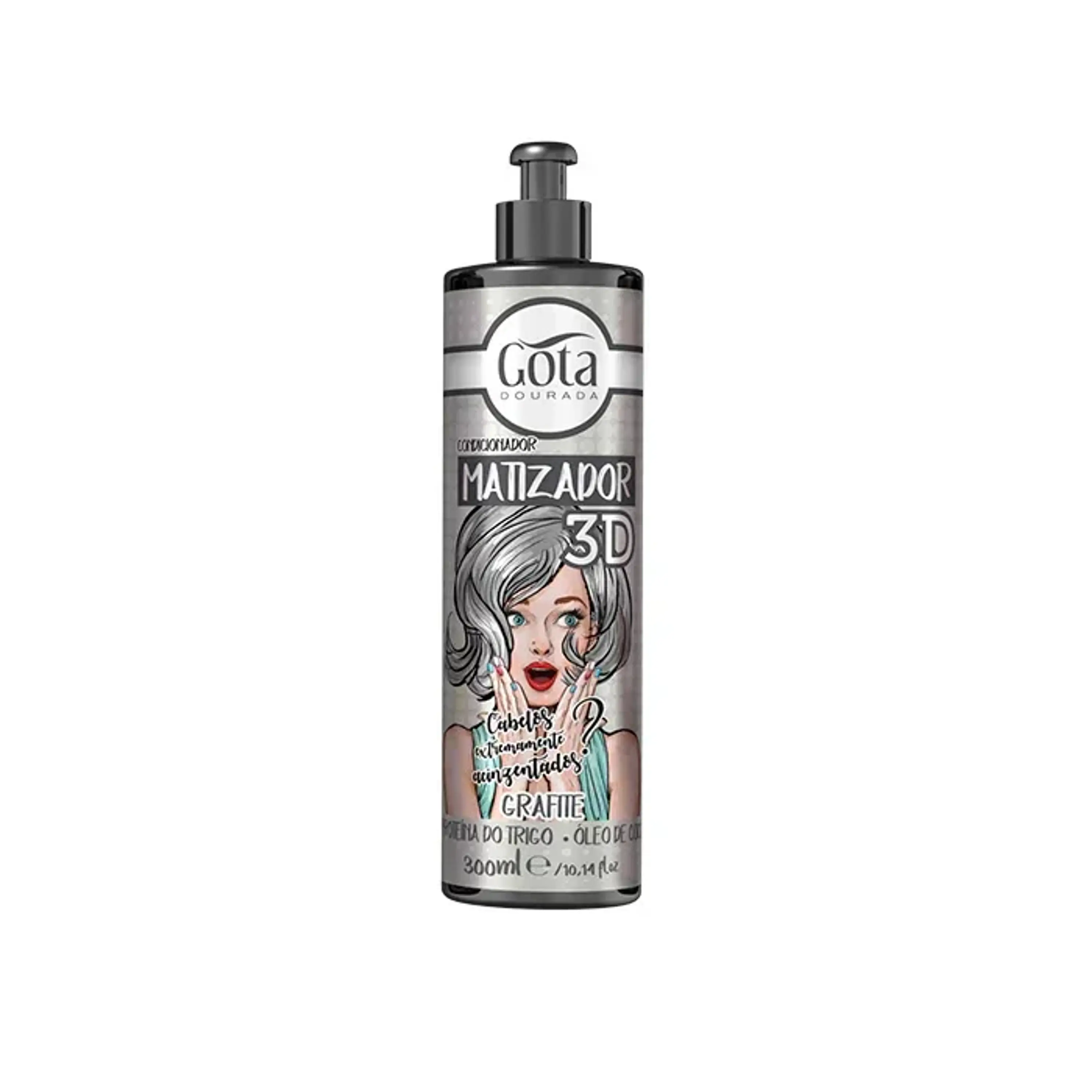 GOTA DOURADA MATIZADOR 3D GRAFITE 300ML 1
