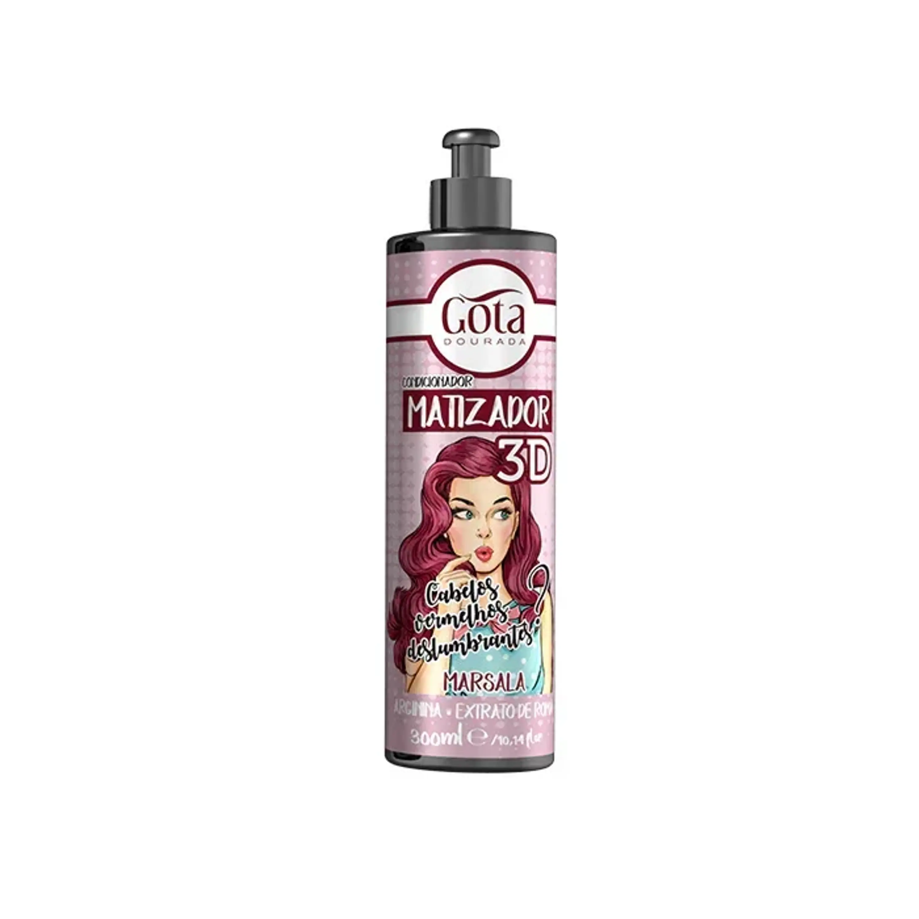  GOTA DOURADA MATIZADOR 3D MARSALA 300ML 1