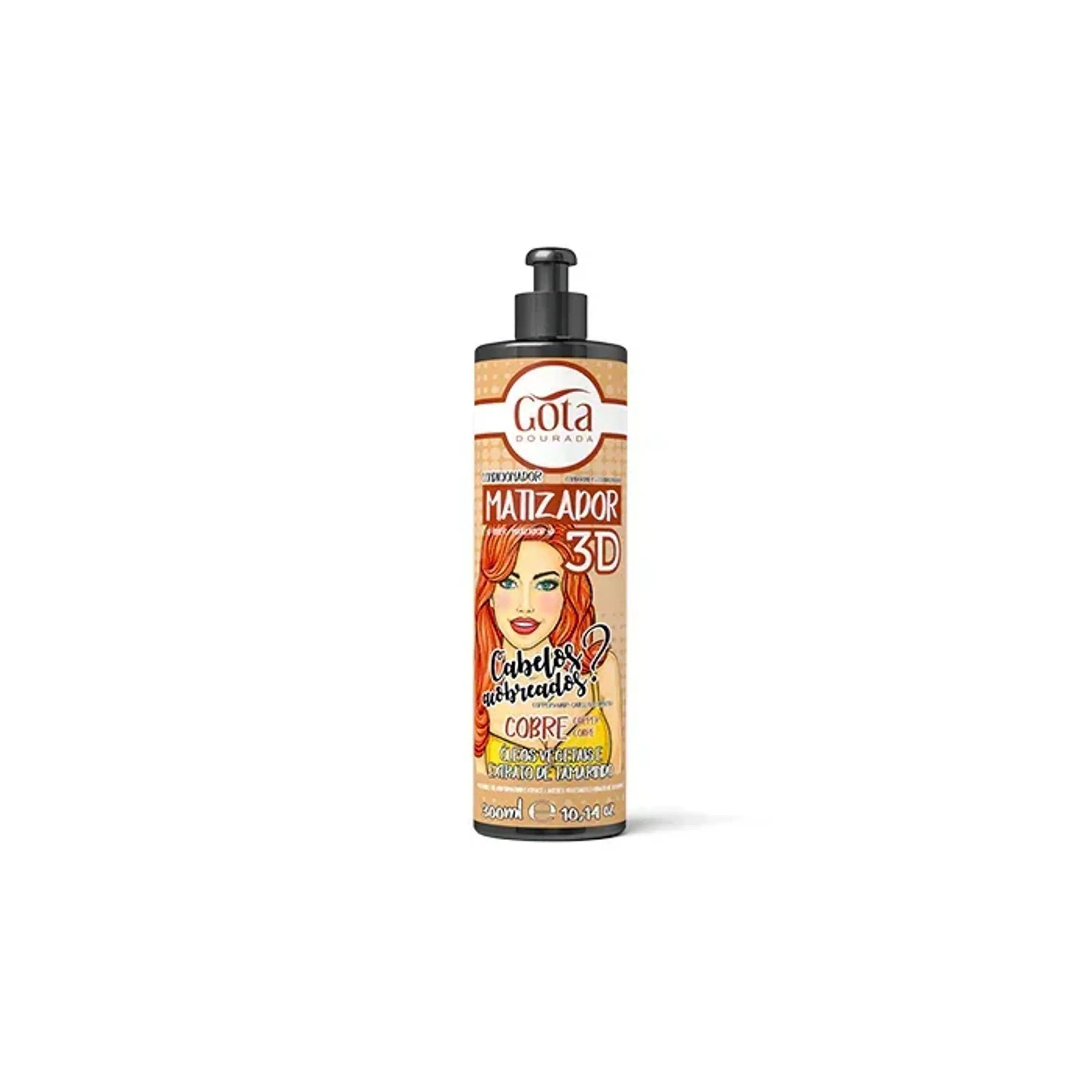  GOTA DOURADA MATIZADOR 3D COBRE 300ML 1