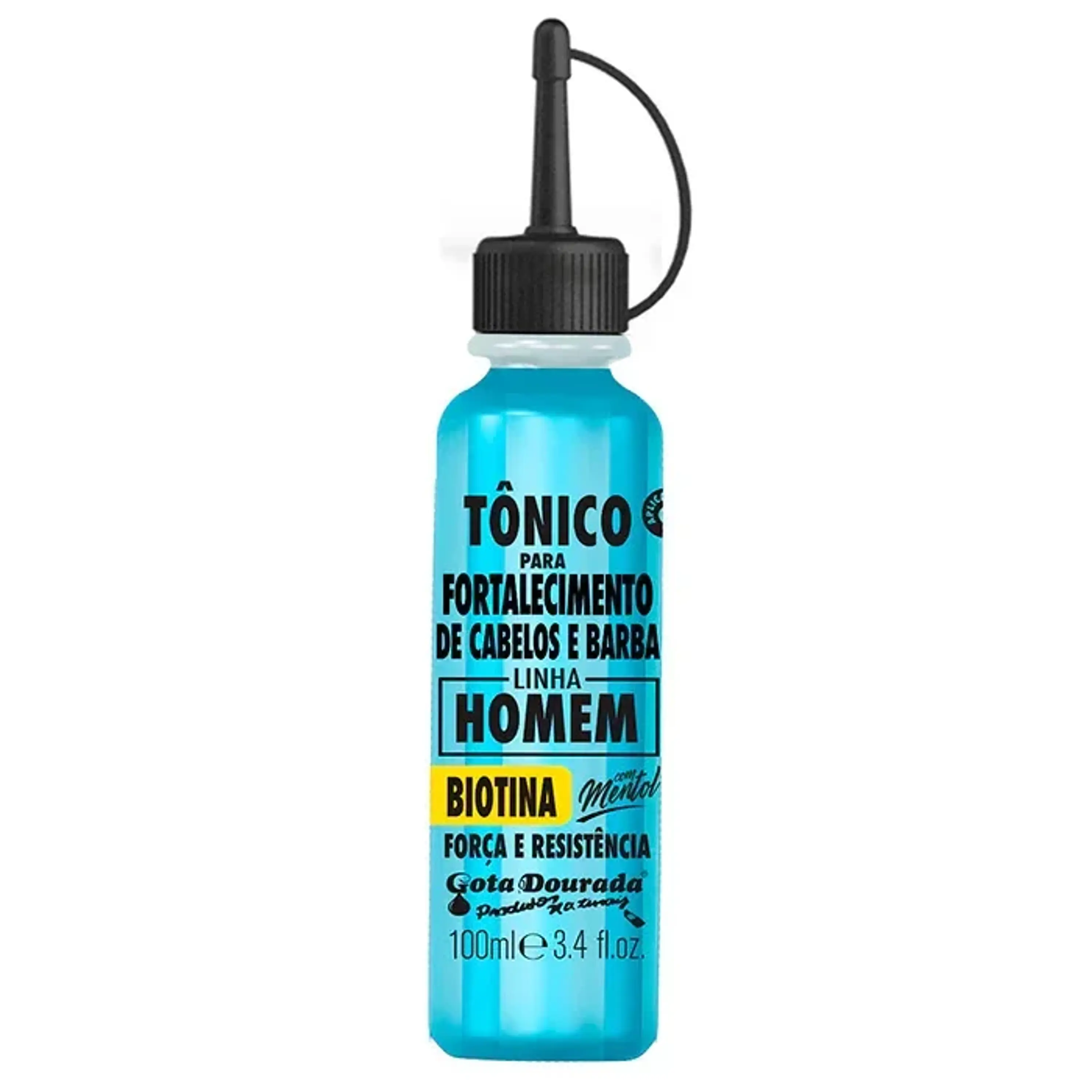 GOTA DOURADA TÓNICO FORTALECIMENTO CABELO E BARBA 100ML 1