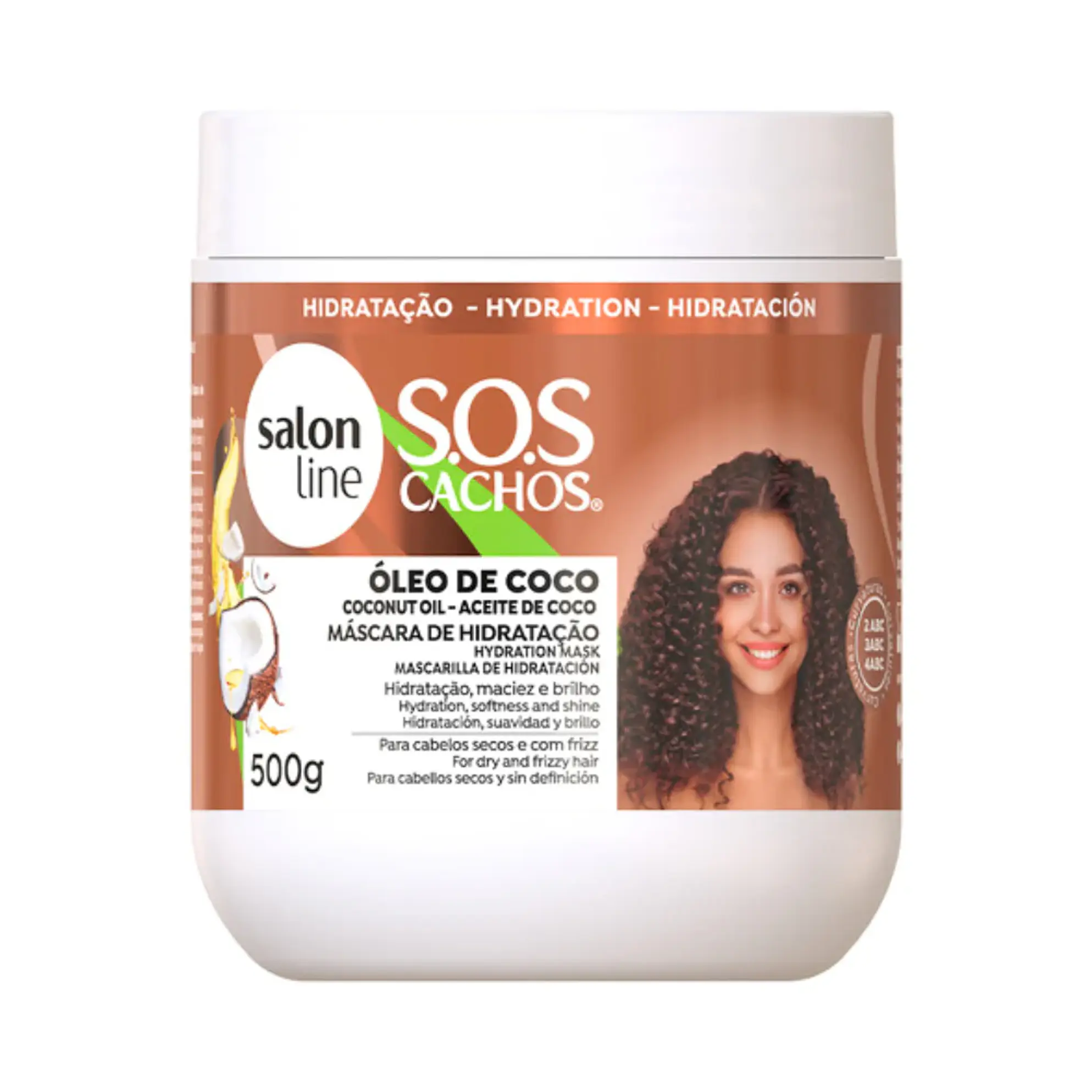 SALON LINE MÁSCARA ÓLEO DE COCO 500G 1