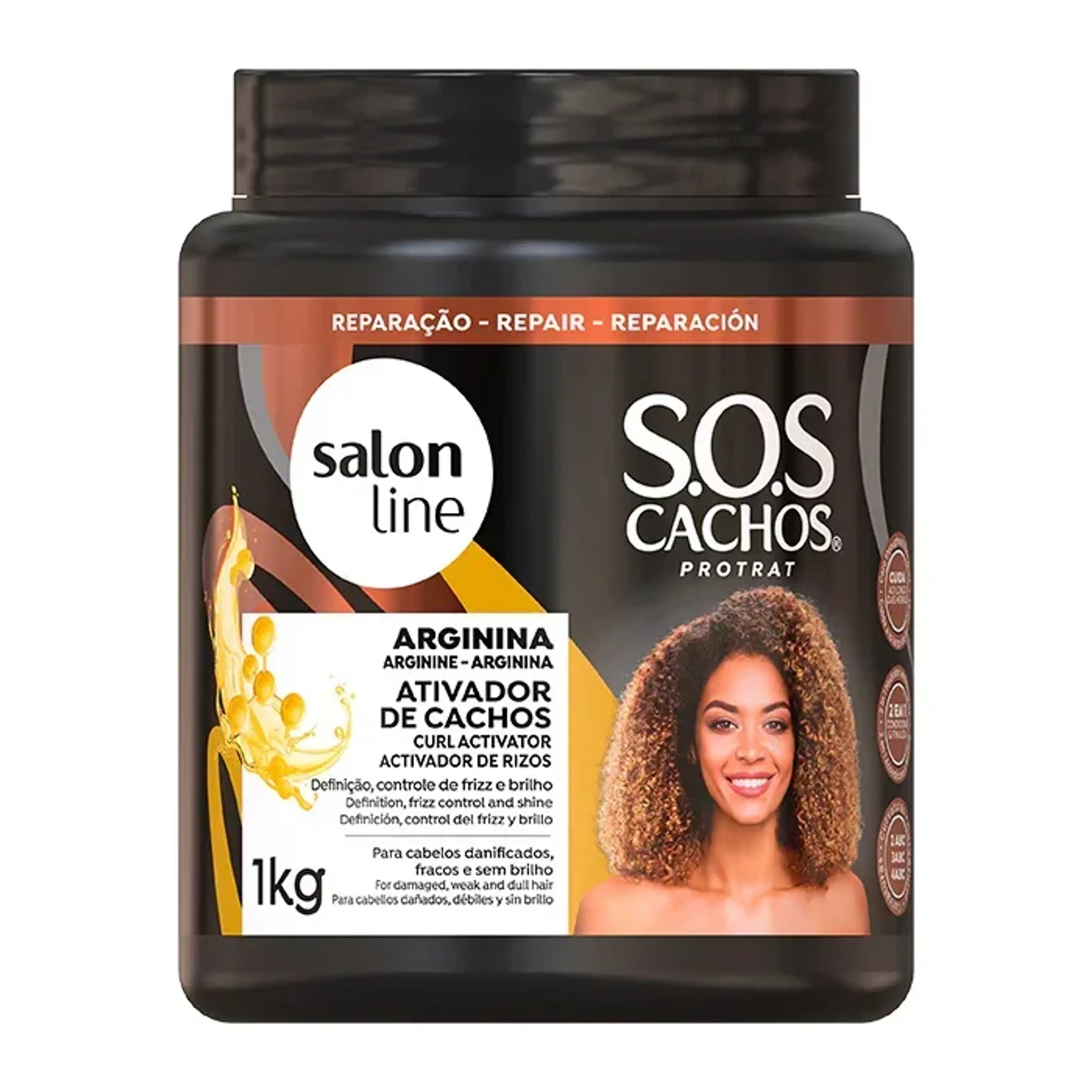 SALON LINE SOS ATIVADOR CACHOS ARGININA 1KG  1