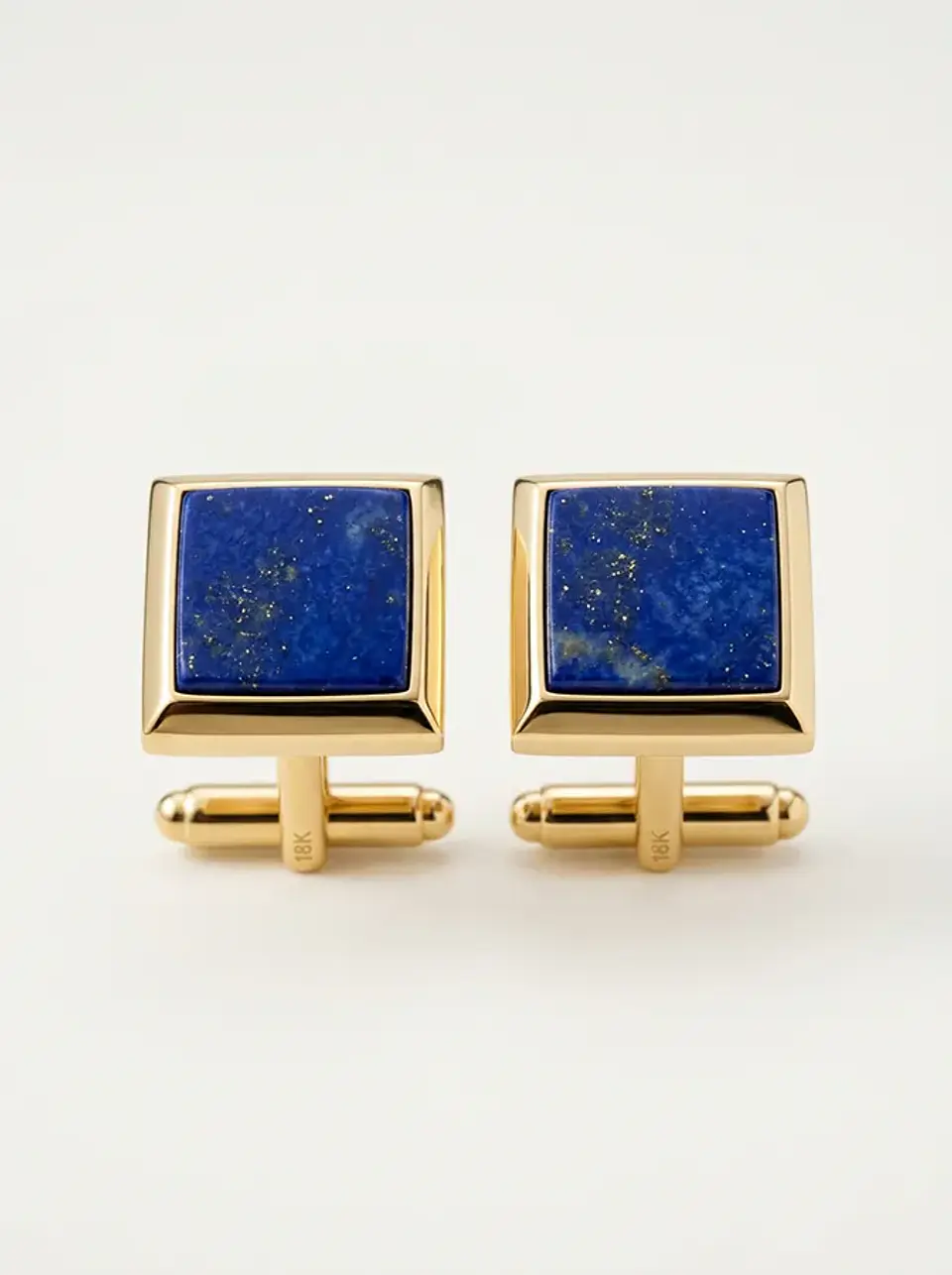 Diplomat Lapis Cufflinks 1