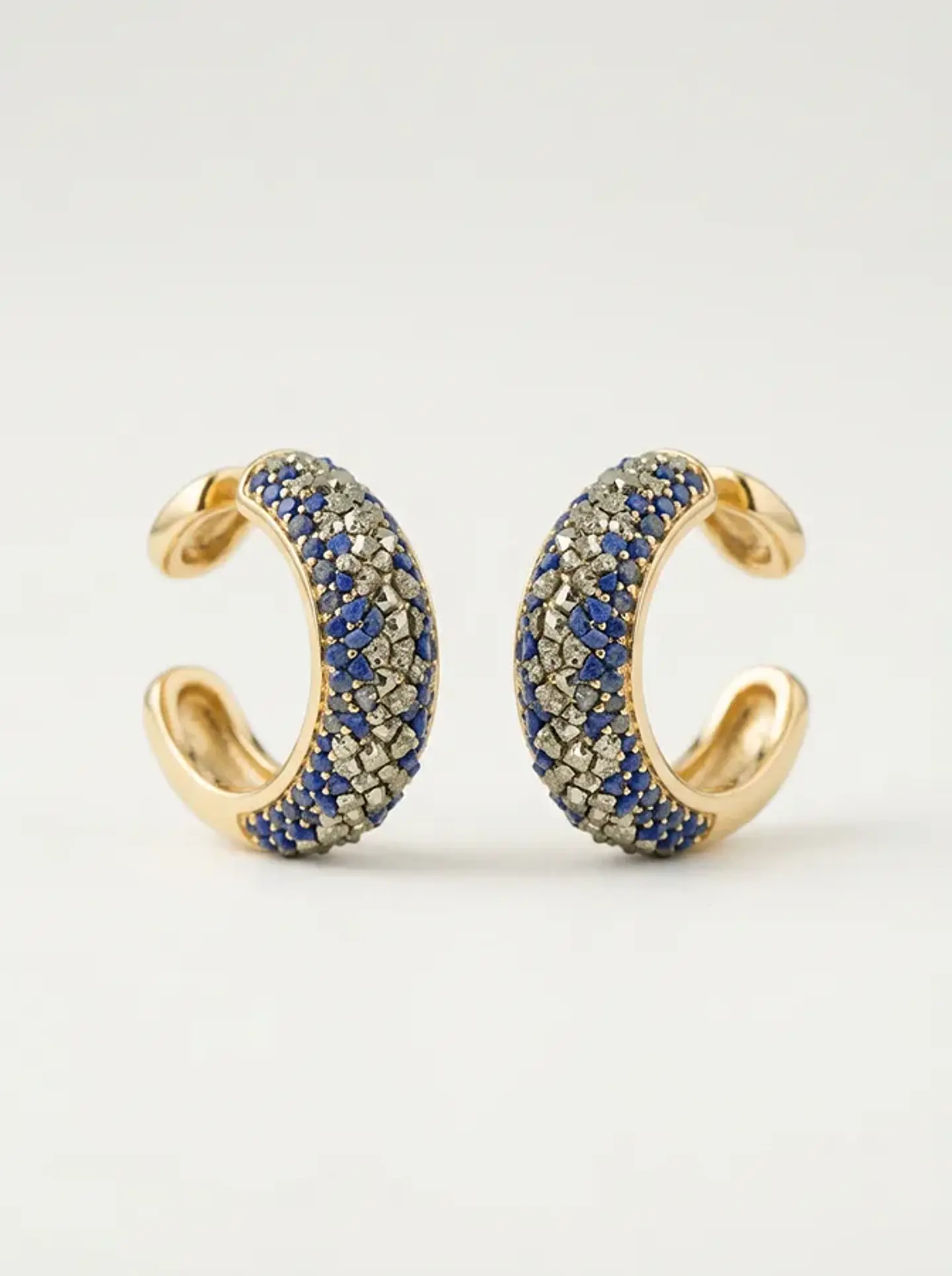 Pyrite Star Ear Cuffs 1