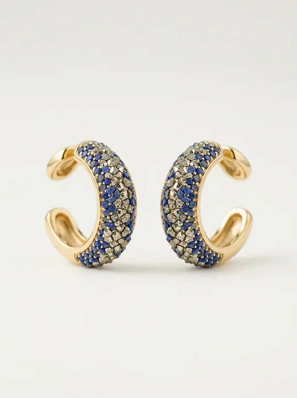 Pyrite Star Ear Cuffs 1