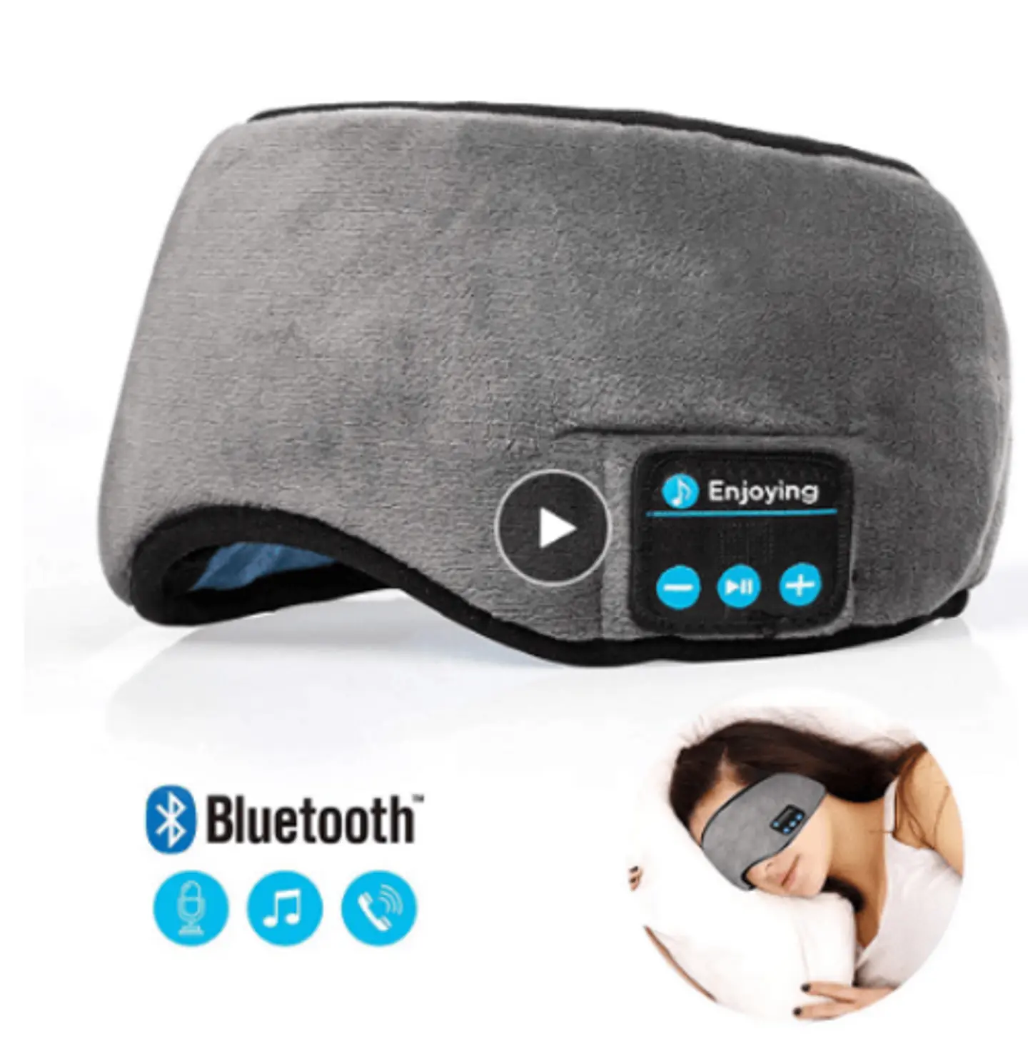 Antifaz 3D Lumina Sleep™ - Auriculares Bluetooth Integrados 2