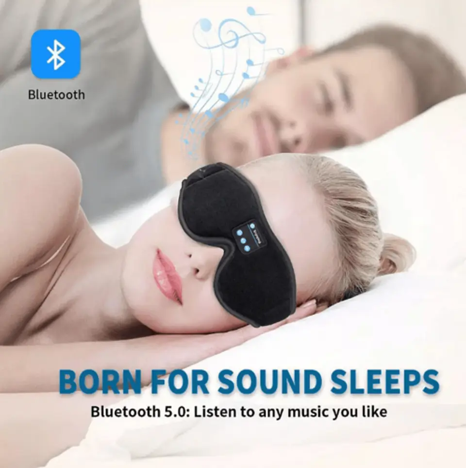 Antifaz 3D Lumina Sleep™ - Auriculares Bluetooth Integrados 4