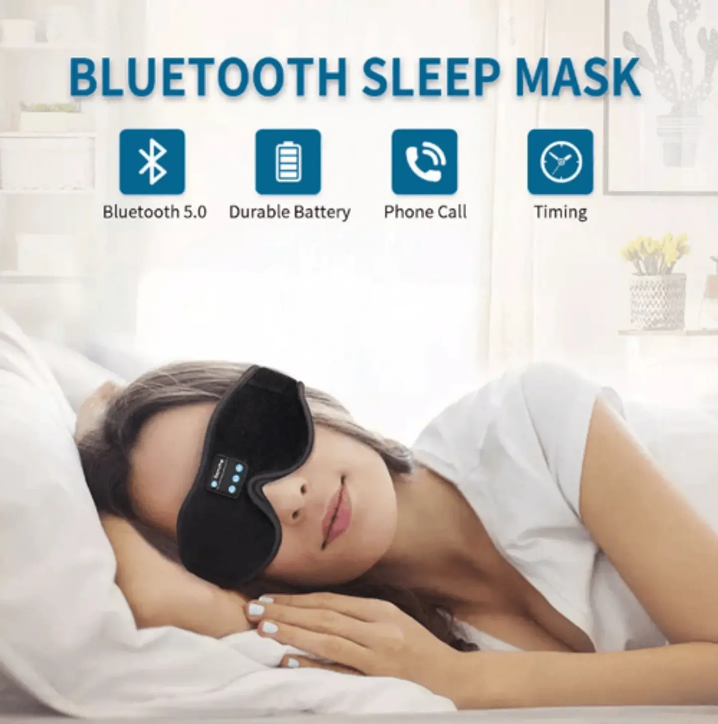 Antifaz 3D Lumina Sleep™ - Auriculares Bluetooth Integrados 5