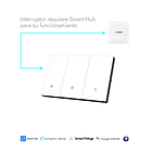 Interruptor Inteligente Volta 3 botón Vidrio 3