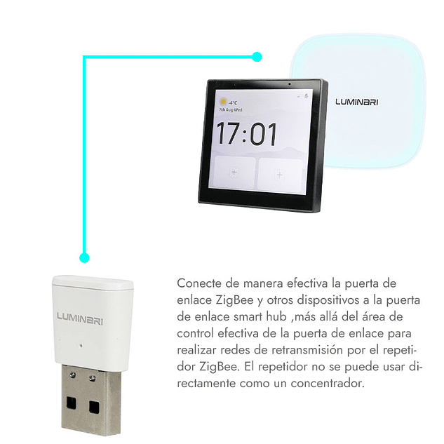 Repetidor de Señal Zigbee Da Vinci Lite 2