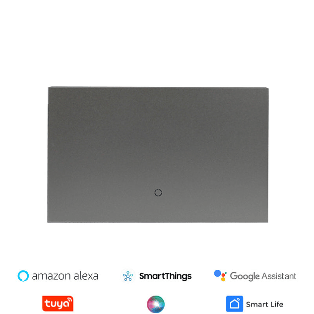 Interruptor Inteligente Volta 1 botón Aluminio Gris 1