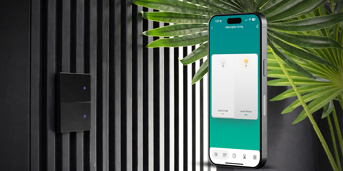 Interruptores inteligentes: iluminación más eficiente y conectada