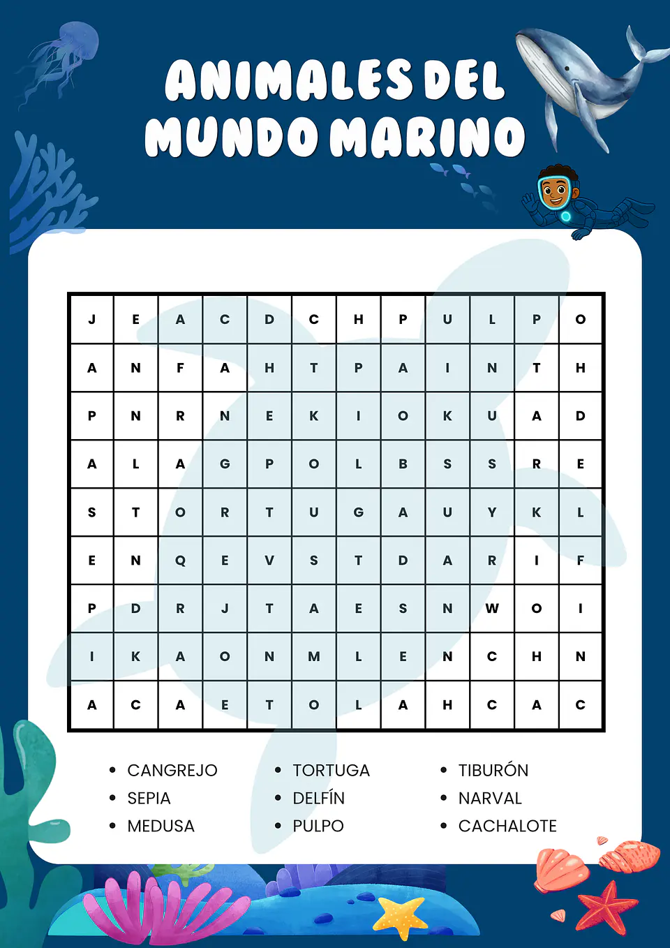 Animales del Mundo Marino  12