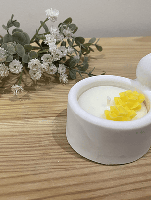 Suporte de Coelho com vela