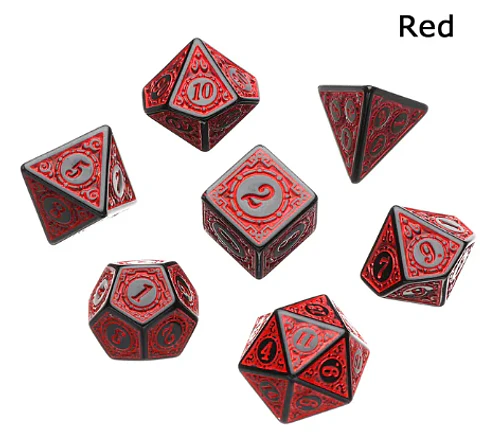 Set de dados para rol (7 unidades)