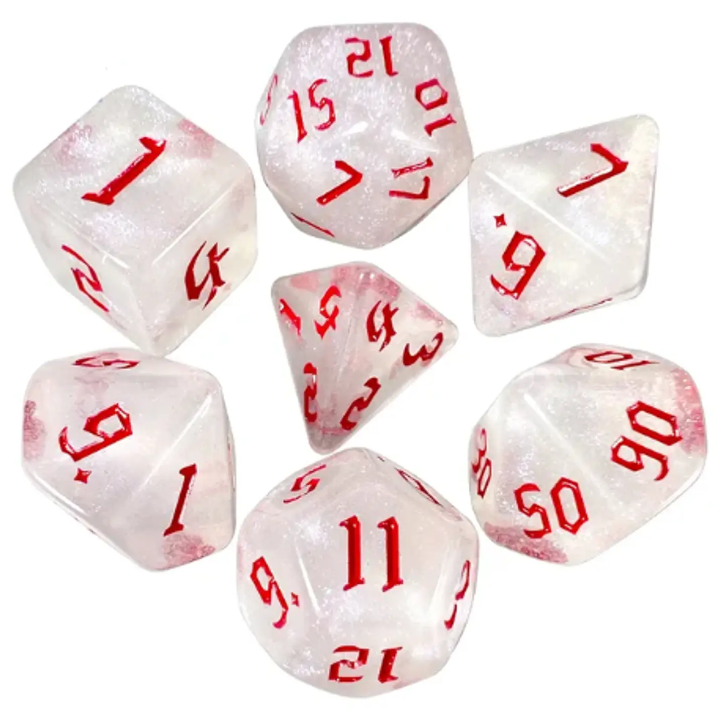 Set de dados para rol (7 unidades) 7