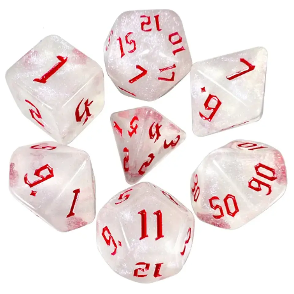 Set de dados para rol (7 unidades) 7