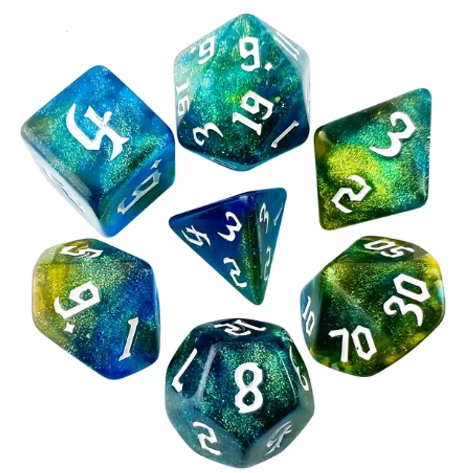 Set de dados para rol (7 unidades) 12
