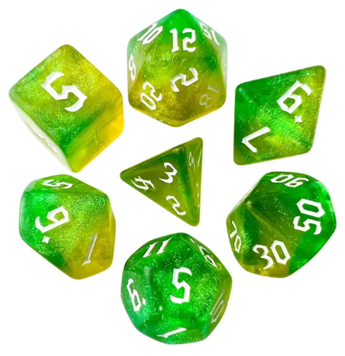 Set de dados para rol (7 unidades) 13