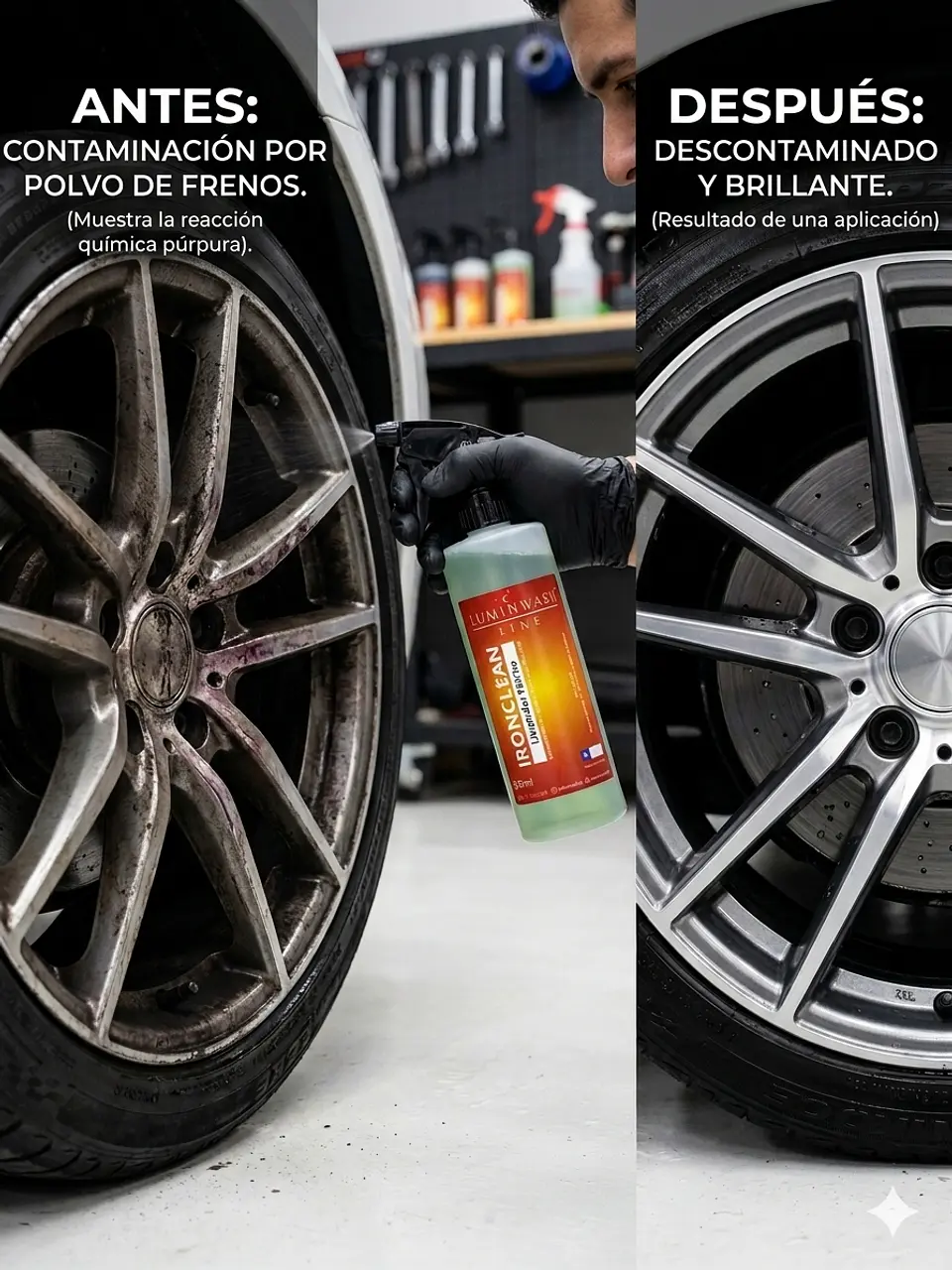 IronClean - Limpiador Férrico para Llantas 500ml 2