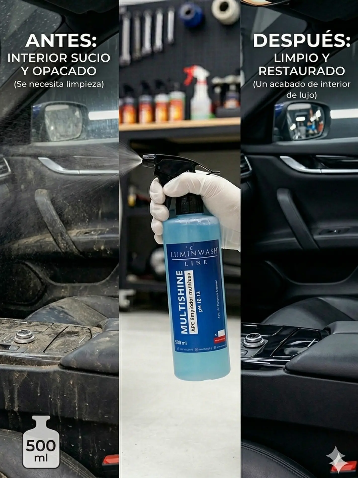 MultiShine - Limpiador Multiuso APC 500ml 2