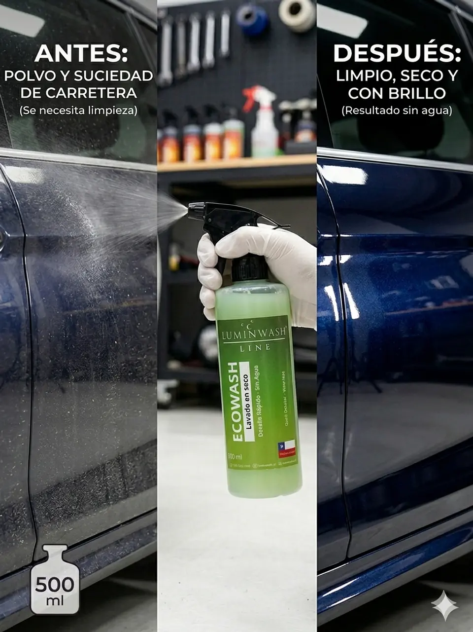 EcoWash - Limpiador en Seco 500ml 2