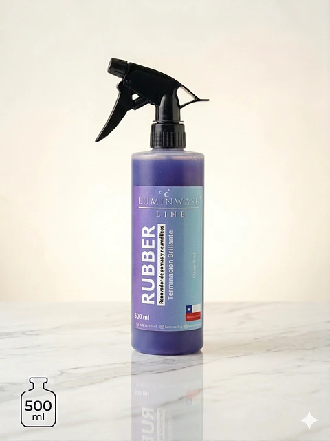 Rubber - Renovador de Goma y Plásticos con Brillo Mate 500ml