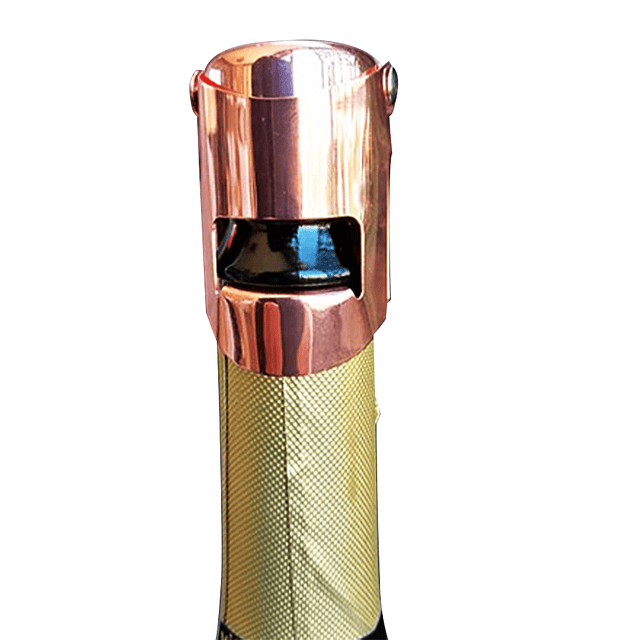 Tapón de Botella de Vino o Espumante (Plata/Bronce Rosa)