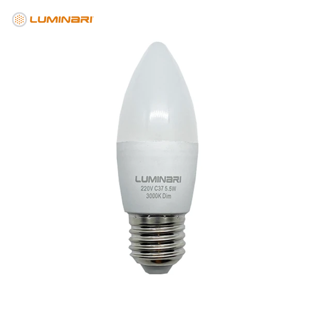 Ampolleta Led Vela E27 5.5W (Cálido/Frío) DIM