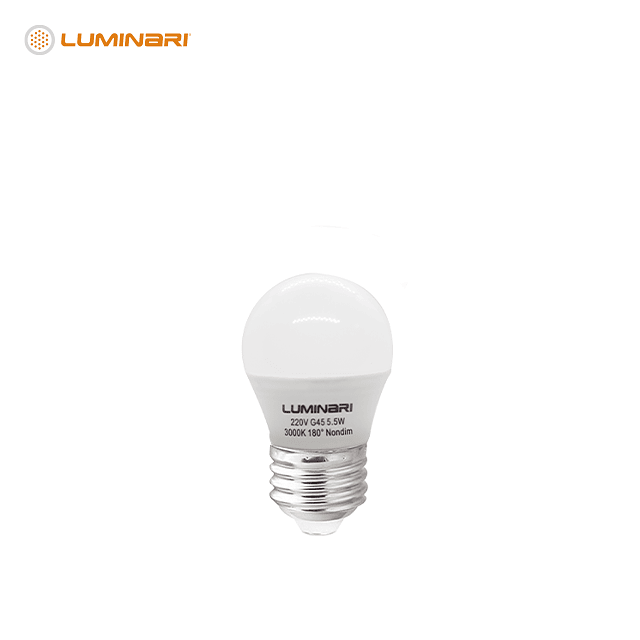 Ampolleta Led Globo E27 5.5W (Cálido/Frío)