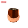 Vaso corto de acero inoxidable (Plata/Bronce Rosa)