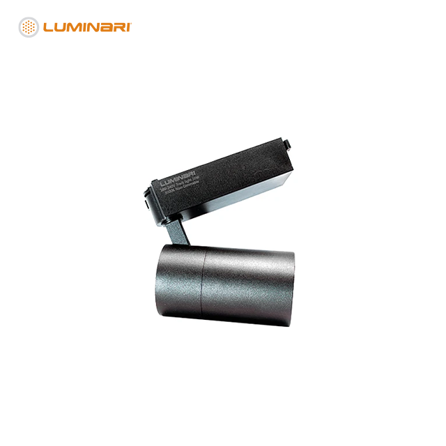 FOCO A RIEL MONOFÁSICO LED 12W NEGRO 3.000ºK