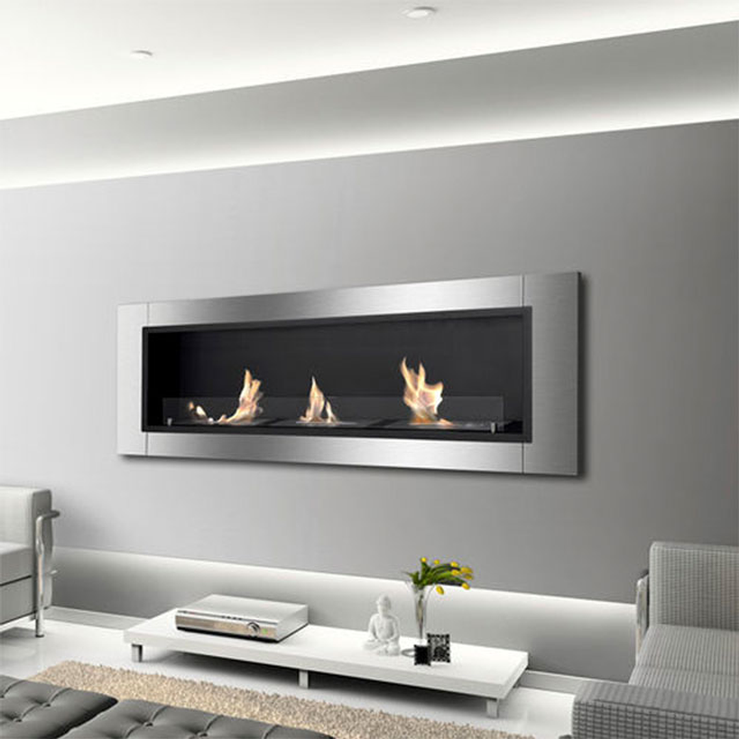 Quemador etanol rectangular 1,5 Litros 5