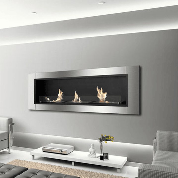 Quemador etanol rectangular 1,5 Litros 5