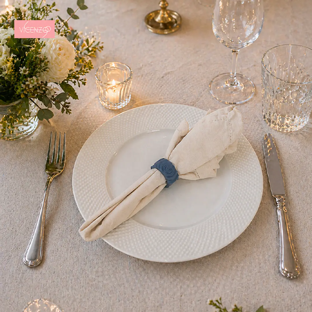 Set de 4 servilleteros orgánico  10