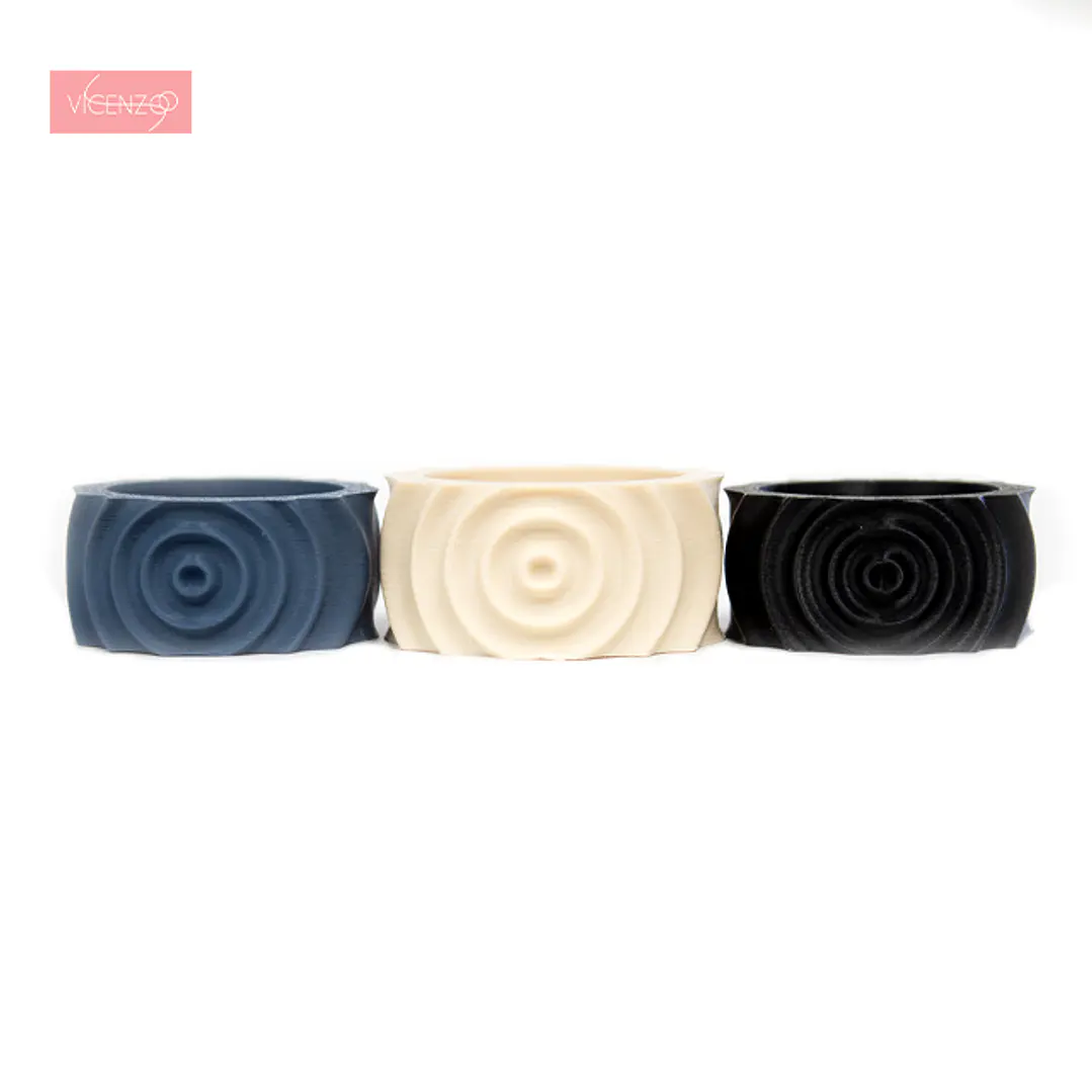 Set de 4 servilleteros orgánico  7